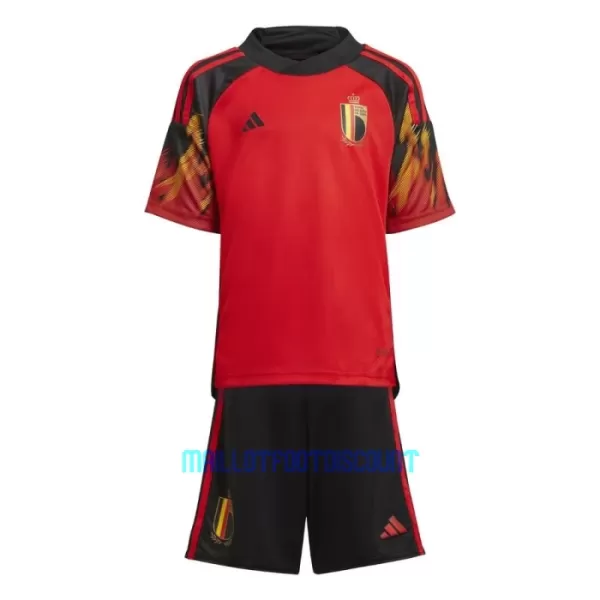 Kit De Football Belgique Enfant Domicile Coupe du Monde 2022