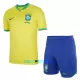 Kit De Football Brésil Enfant Domicile Coupe du Monde 2022