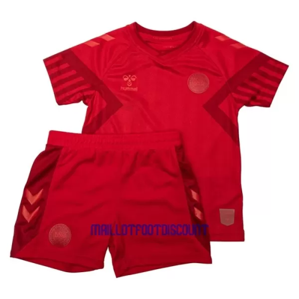 Kit De Football Danemark Enfant Domicile Coupe du Monde 2022