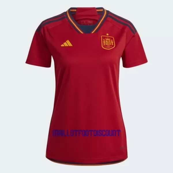 Maillot De Foot Espagne Femme Domicile Coupe du Monde 2022