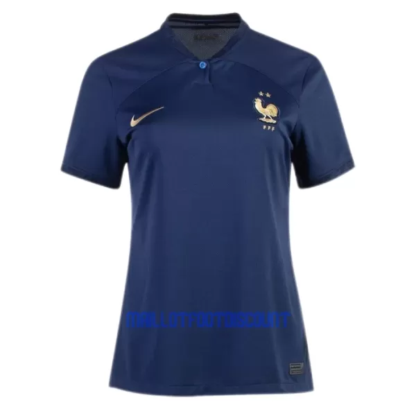 Maillot De Foot France Femme Domicile Coupe du Monde 2022