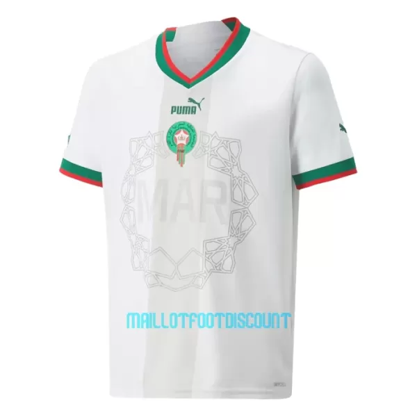 Maillot De Foot Maroc Extérieur Coupe du Monde 2022