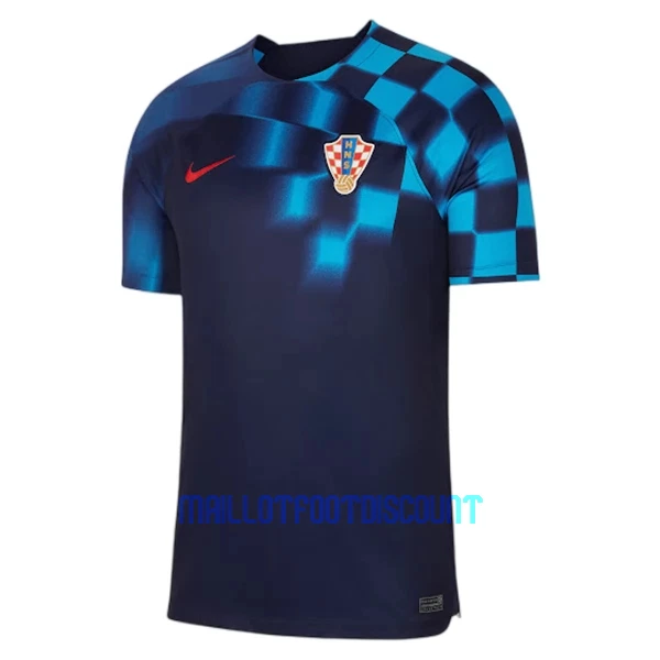 Maillot De Foot Croatie Luka Modric 10 Extérieur Coupe du Monde 2022