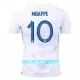 Maillot De Foot France Kylian Mbappé 10 Extérieur Coupe du Monde 2022