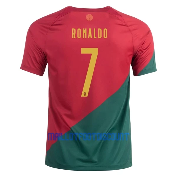 Maillot De Foot Portugal Cristiano Ronaldo 7 Domicile Coupe du Monde 2022