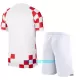 Kit De Football Croatie Enfant Domicile Coupe du Monde 2022