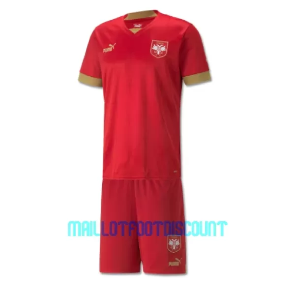 Kit De Football Serbie Enfant Domicile Coupe du Monde 2022