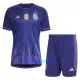 Kit De Football Argentine 3 Star Enfant Extérieur Coupe du Monde 2022