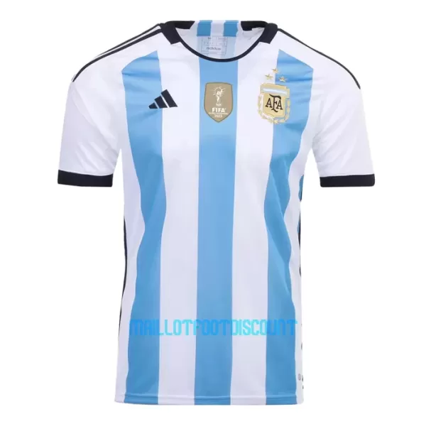 Maillot De Foot Champions Argentine 3 Star Domicile Coupe du Monde 2022