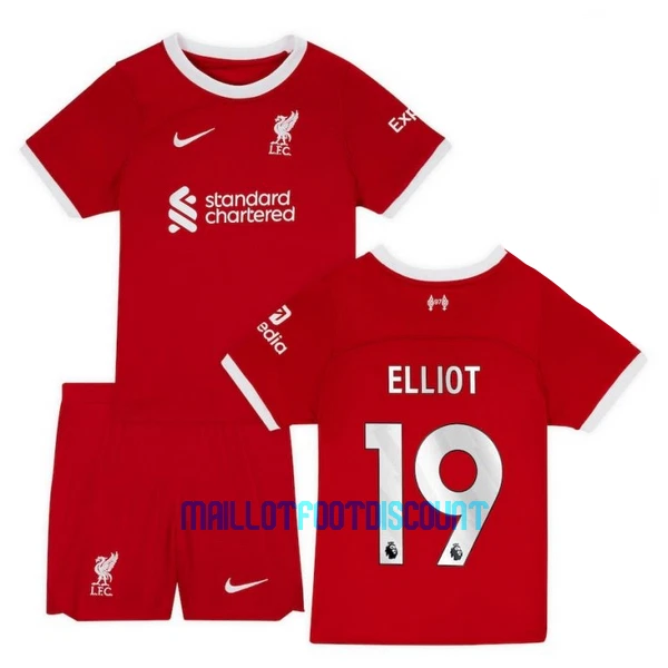 Kit De Football Liverpool Elliot 19 Enfant Domicile 23/24