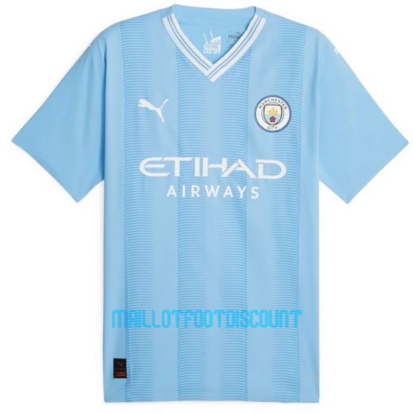 Kit De Football Manchester City Erling Haaland 9 Enfant Domicile 23/24