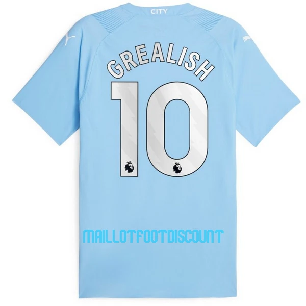 Kit De Football Manchester City Jack Grealish 10 Enfant Domicile 23/24