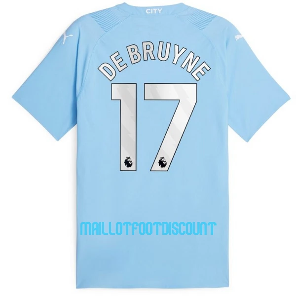 Kit De Football Manchester City Kevin De Bruyne 17 Enfant Domicile 23/24