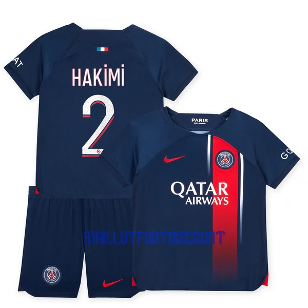 Kit De Football Paris Saint-Germain Achraf Hakimi 2 Enfant Domicile 23/24