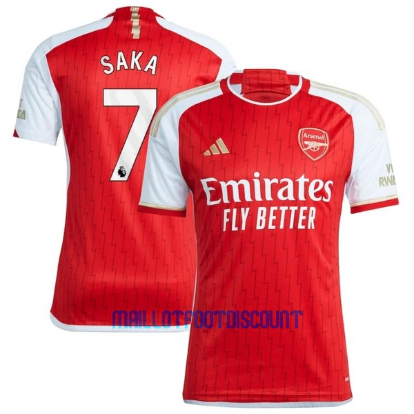 Maillot De Foot Arsenal Bukayo Saka 7 Domicile 23/24