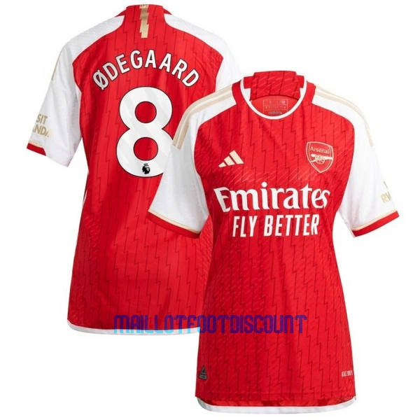 Maillot De Foot Arsenal Martin Ødegaard 8 Femme Domicile 23/24