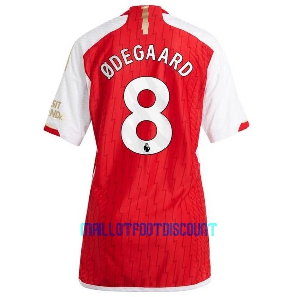 Maillot De Foot Arsenal Martin Ødegaard 8 Femme Domicile 23/24