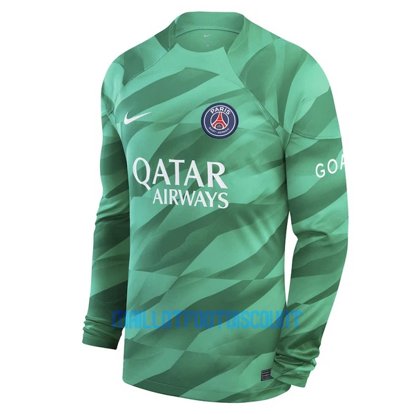 Maillot De Foot Gardien Paris Saint-Germain Gianluigi Donnarumma 99 Domicile 23/24 Manches Longues