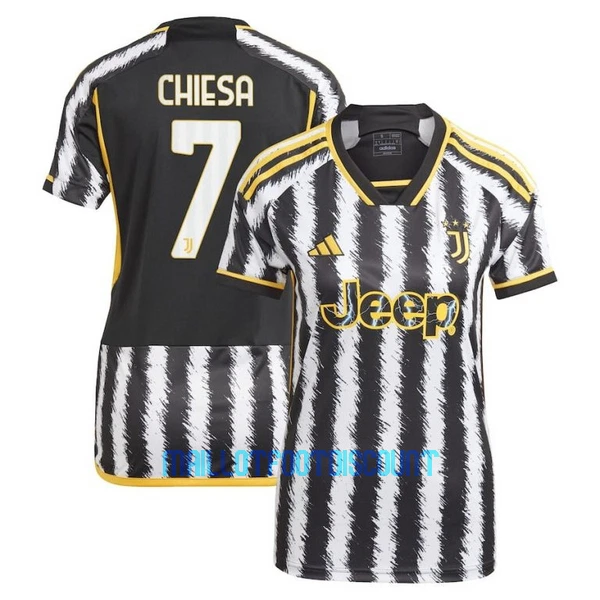 Maillot De Foot Juventus Federico Chiesa 7 Femme Domicile 23/24