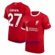 Maillot De Foot Liverpool Darwin Núñez 27 Domicile 23/24