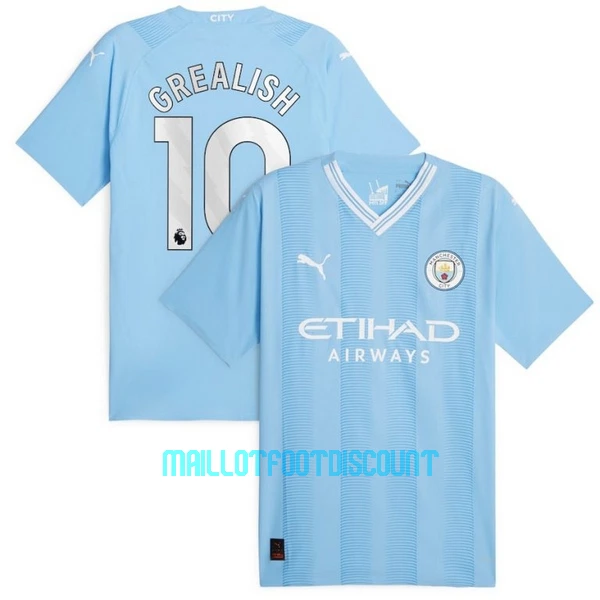 Maillot De Foot Manchester City Jack Grealish 10 Domicile 23/24