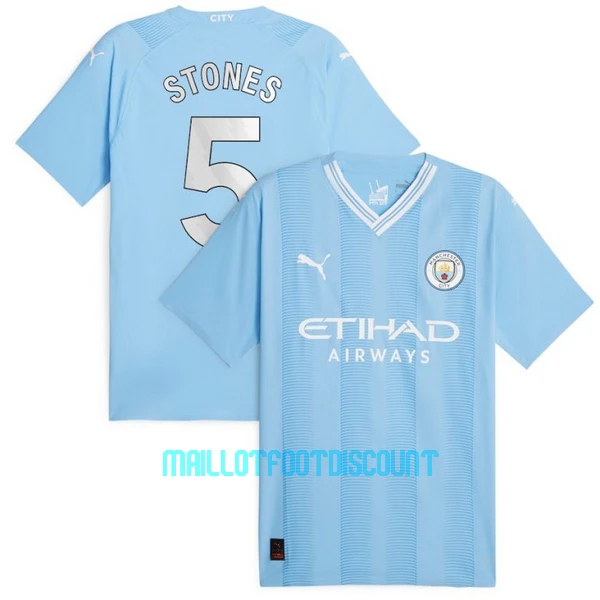 Maillot De Foot Manchester City John Stones 5 Domicile 23/24