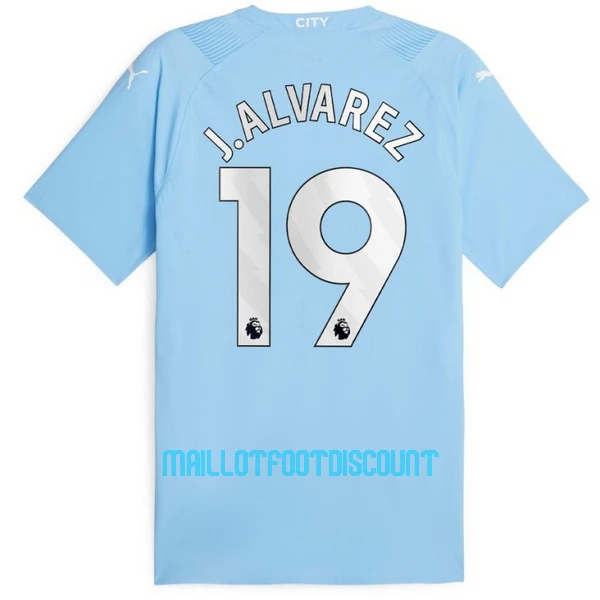 Maillot De Foot Manchester City Julián Álvarez 19 Domicile 23/24