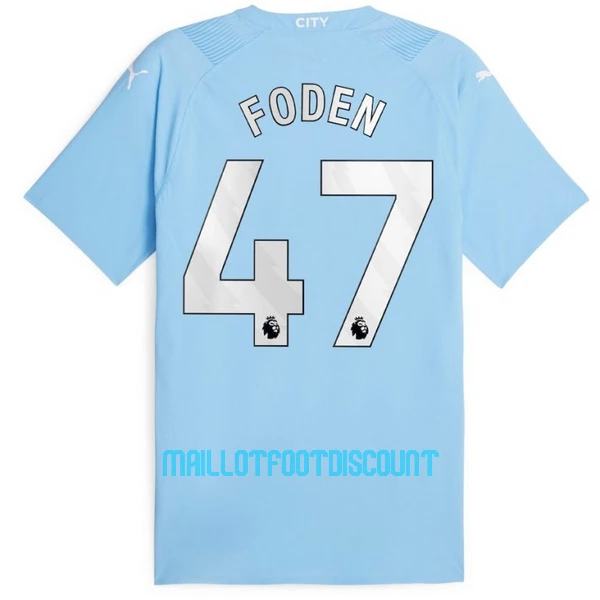 Maillot De Foot Manchester City Phil Foden 47 Domicile 23/24