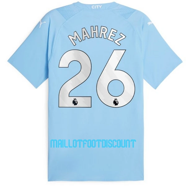 Maillot De Foot Manchester City Riyad Mahrez 26 Domicile 23/24