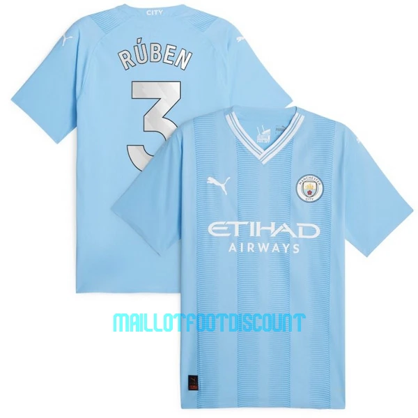 Maillot De Foot Manchester City Rúben Dias 3 Domicile 23/24