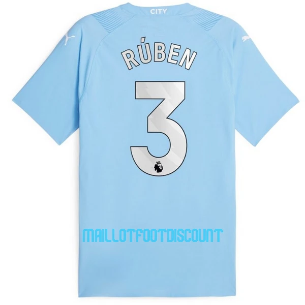 Maillot De Foot Manchester City Rúben Dias 3 Domicile 23/24