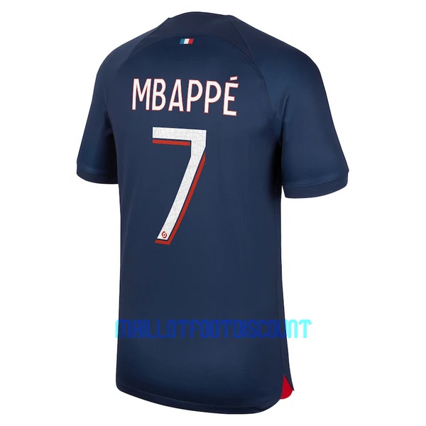 Maillot De Foot Paris Saint-Germain Kylian Mbappé 7 Domicile 23/24