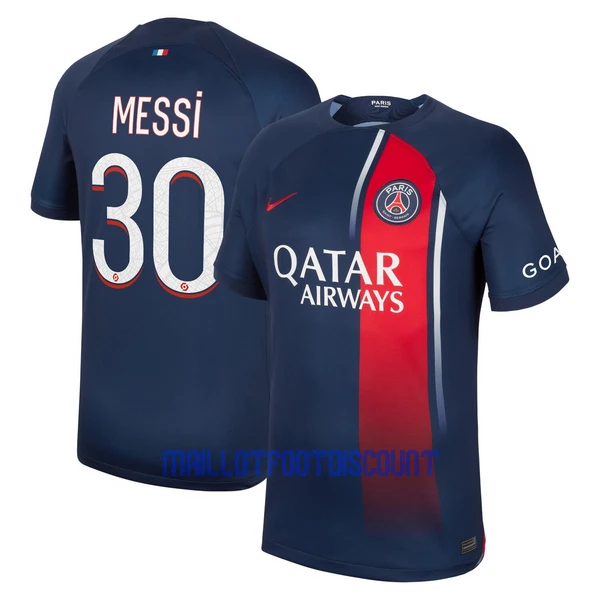 Maillot De Foot Paris Saint-Germain Lionel Messi 30 Domicile 23/24