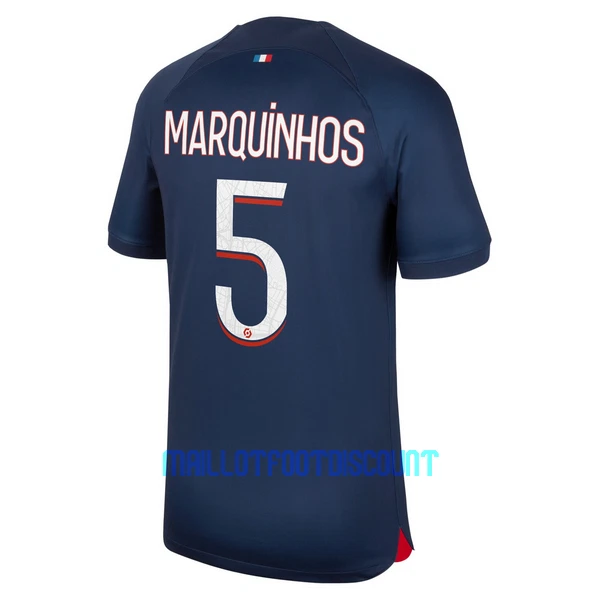 Maillot De Foot Paris Saint-Germain Marquinhos 5 Domicile 23/24