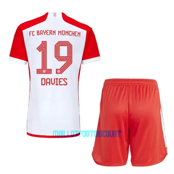 Kit De Football Bayern Munich Alphonso Davies 19 Enfant Domicile 23/24