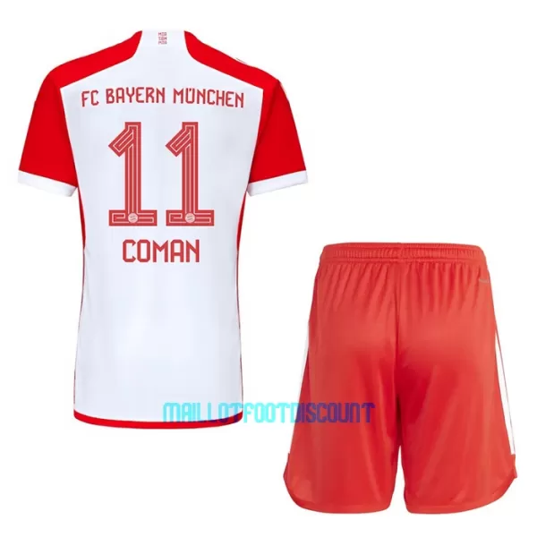 Kit De Football FC Bayern Munich Kingsley Coman 11 Enfant Domicile 23/24