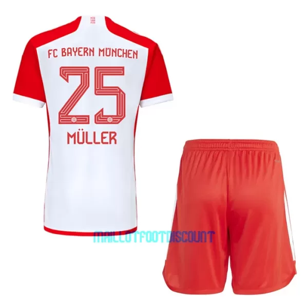 Kit De Football FC Bayern Munich Thomas Müller 25 Enfant Domicile 23/24