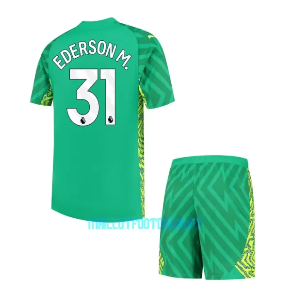 Kit De Football Gardien Manchester City Ederson Moraes Enfant Domicile 23/24