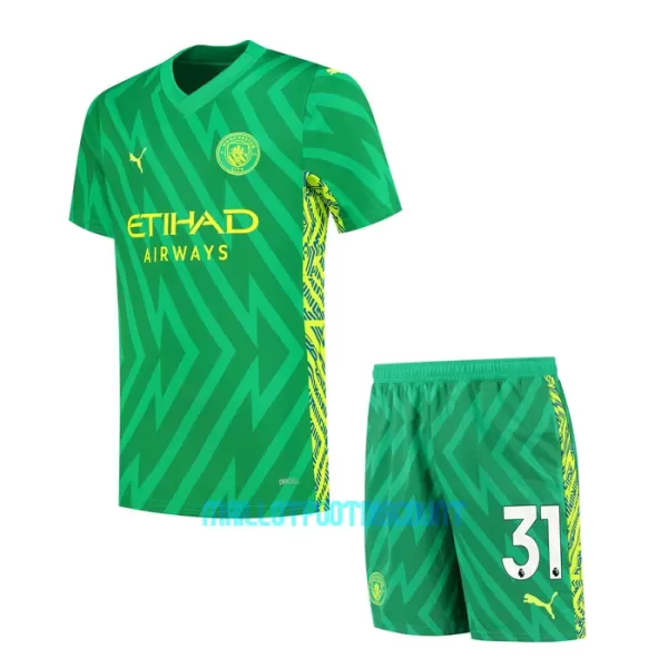 Kit De Football Gardien Manchester City Ederson Moraes Enfant Domicile 23/24