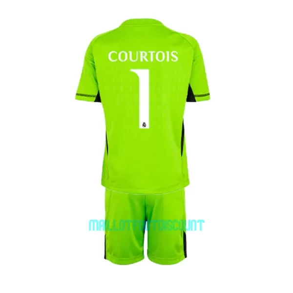 Kit De Football Gardien Real Madrid Thibaut Courtois 1 Enfant Domicile 23/24