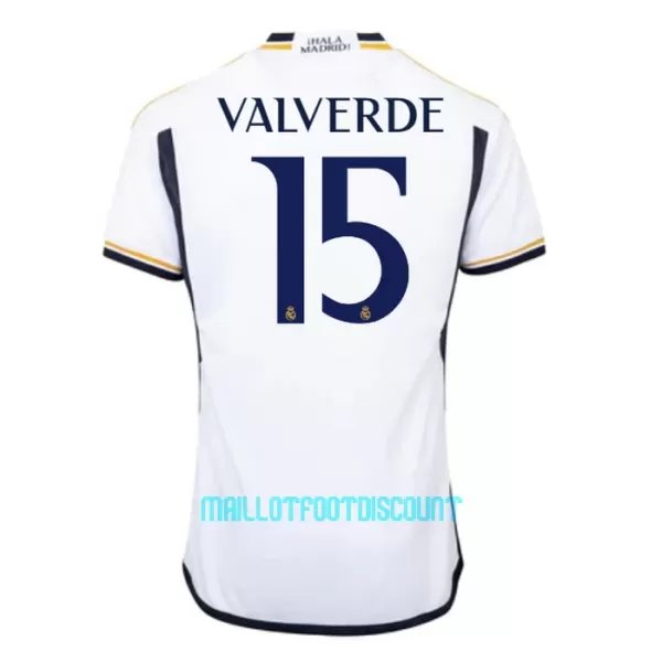 Kit De Football Real Madrid Federico Valverde 15 Enfant Domicile 23/24