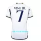 Kit De Football Real Madrid Vinicius Junior 7 Enfant Domicile 23/24