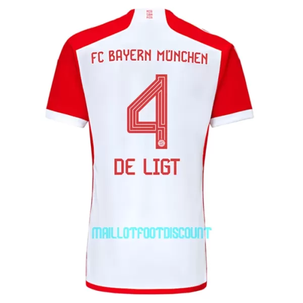 Maillot De Foot FC Bayern Munich Matthijs de Ligt 4 Domicile 23/24