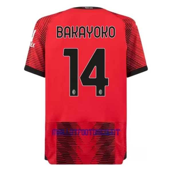 Maillot De Foot Milan AC Bakayoko 14 Domicile 23/24