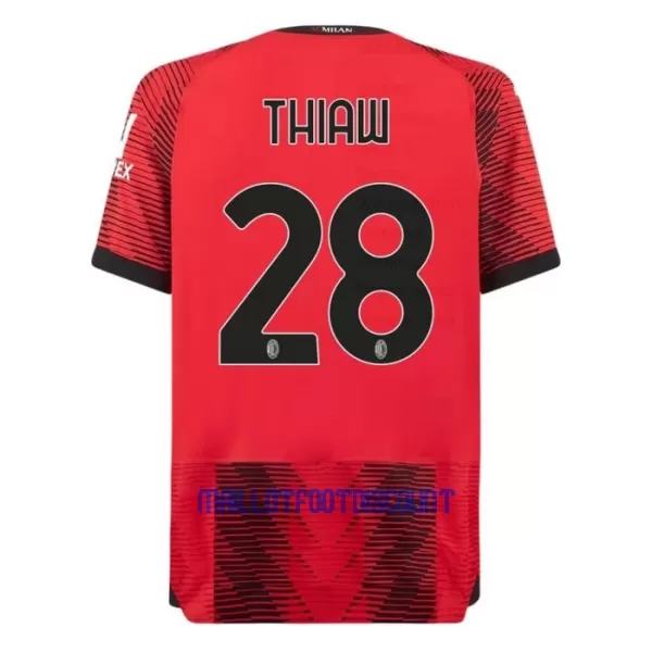 Maillot De Foot Milan AC Malick Thiaw 28 Domicile 23/24