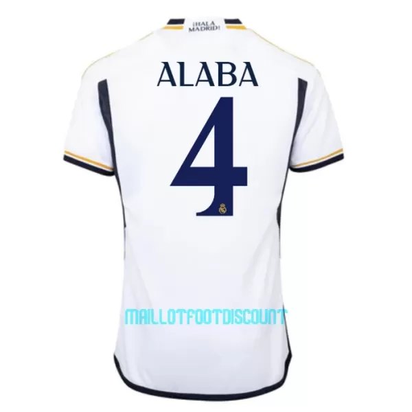 Maillot De Foot Real Madrid David Alaba 4 Domicile 23/24