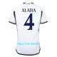 Maillot De Foot Real Madrid David Alaba 4 Domicile 23/24