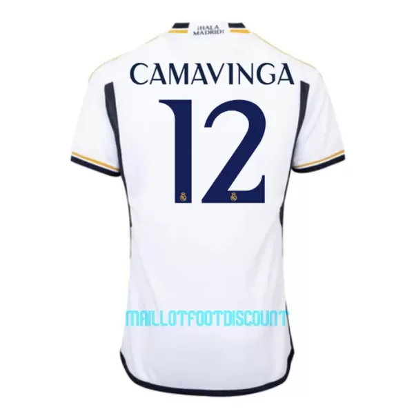 Maillot De Foot Real Madrid Eduardo Camavinga 12 Domicile 23/24