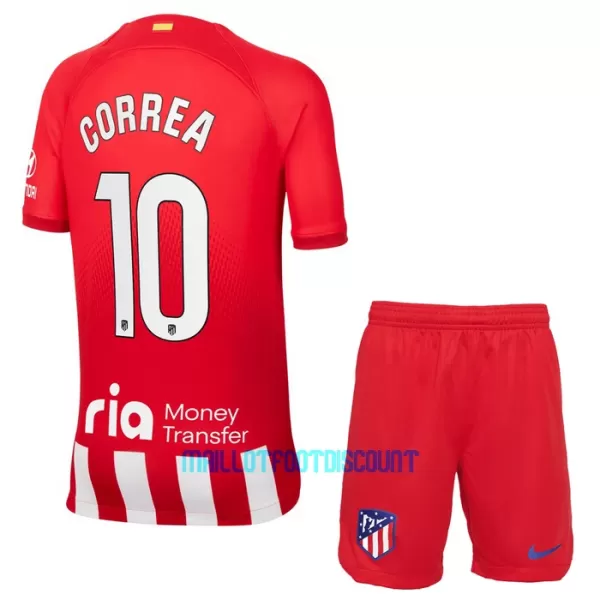 Kit De Football Atlético Madrid Correa 10 Enfant Domicile 23/24