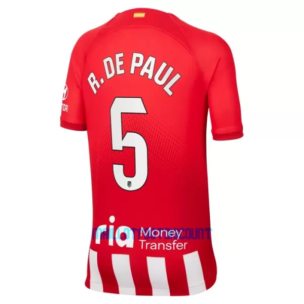 Kit De Football Atlético Madrid Rodrigo de Paul 5 Enfant Domicile 23/24